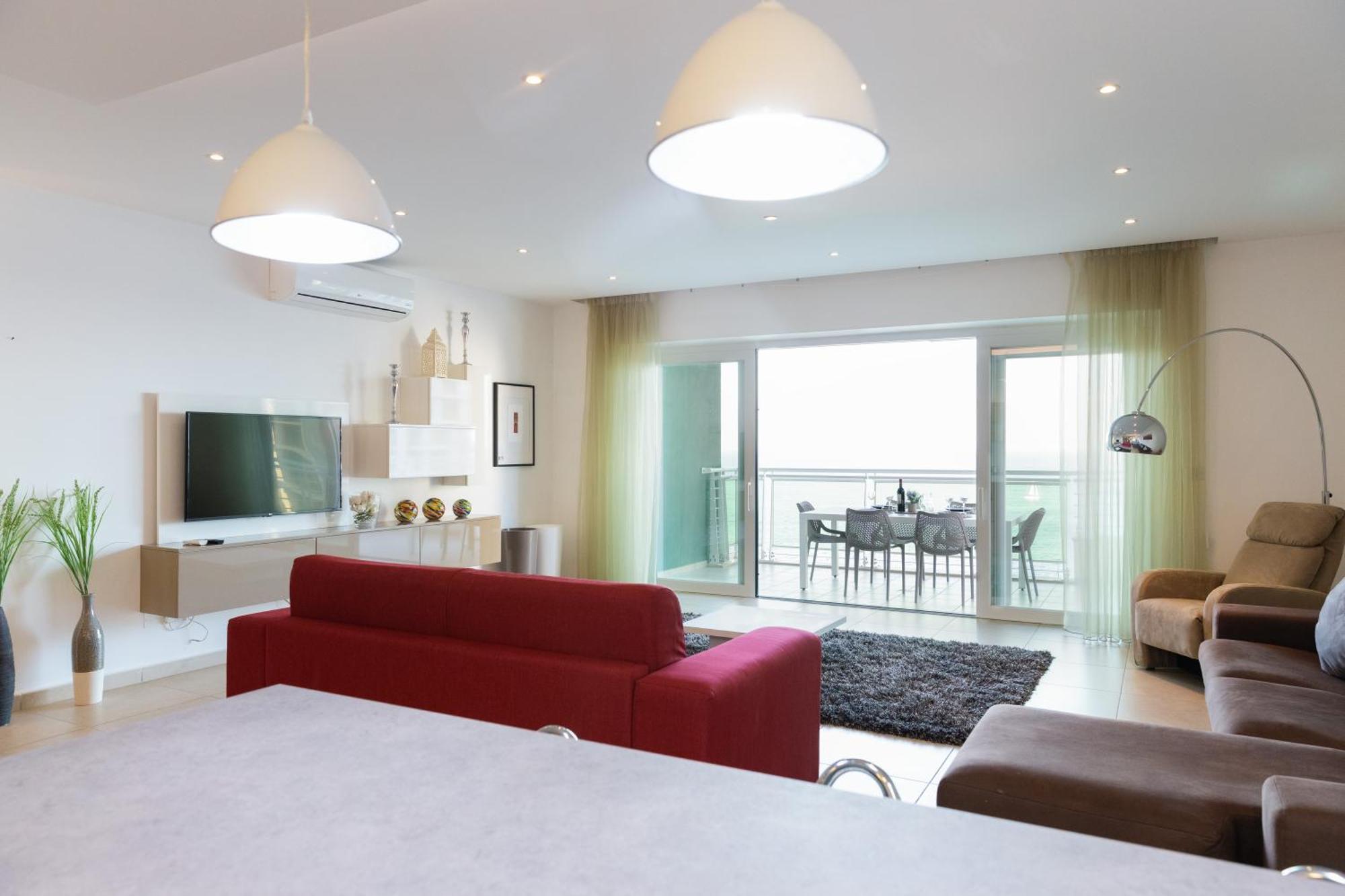 Luxury Seafront 3Br With Pool By Arcobnb Sliema Eksteriør billede