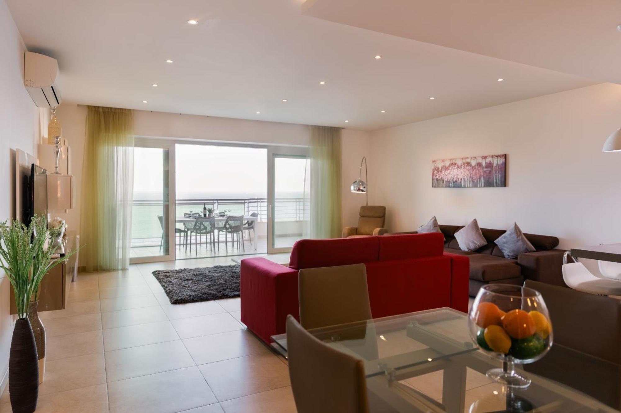 Luxury Seafront 3Br With Pool By Arcobnb Sliema Eksteriør billede