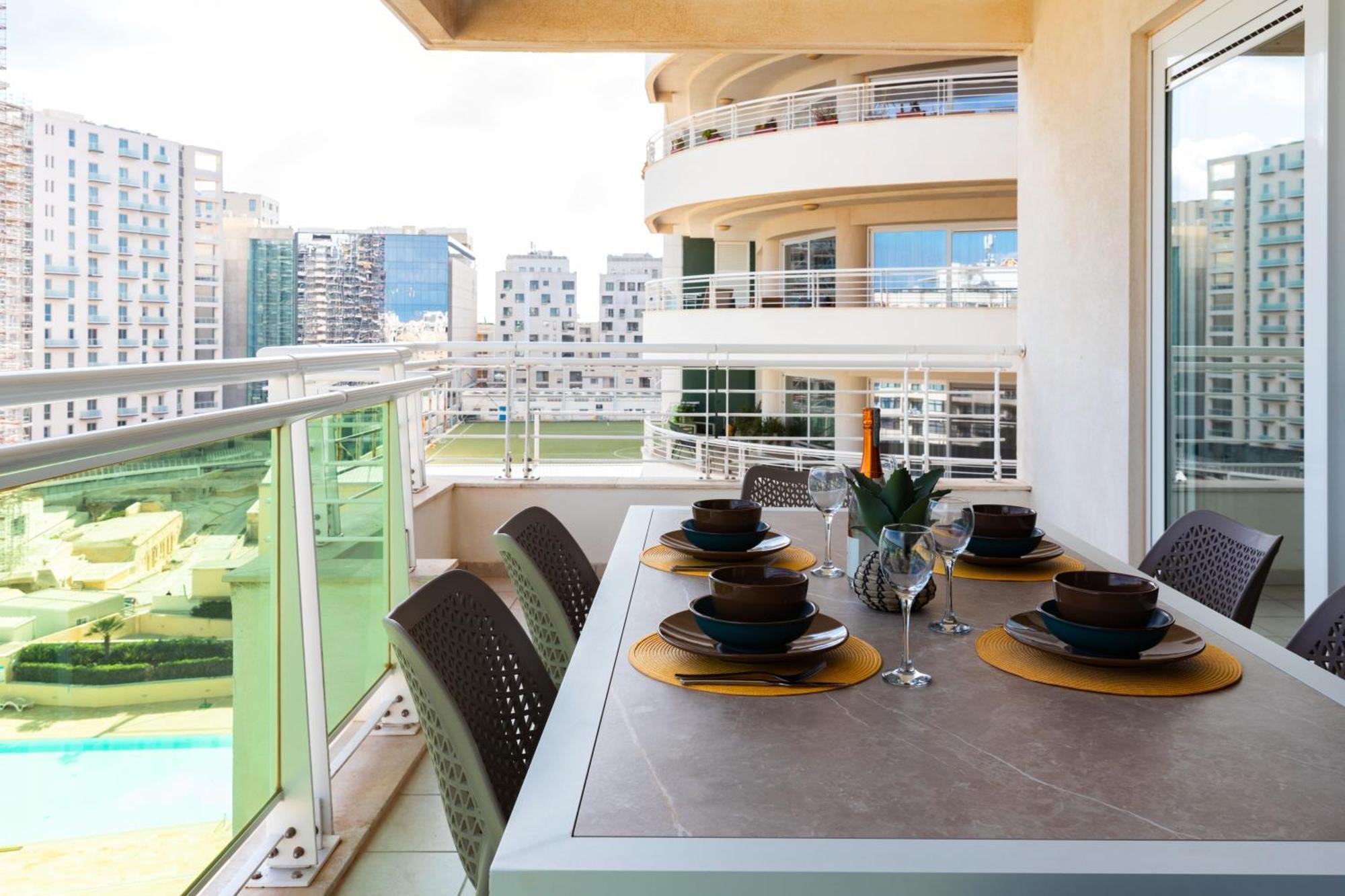 Luxury Seafront 3Br With Pool By Arcobnb Sliema Eksteriør billede